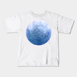 Enchanted Indigo - watercolor + doodle Kids T-Shirt